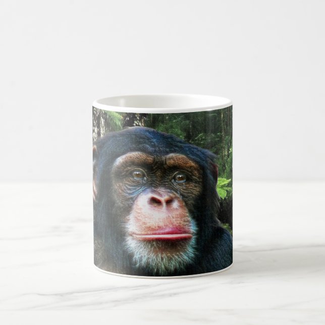 CANECA DE CAFÉ CONSERVAÇÃO DE CHIMPANZEE WILDLIFE (Centro)