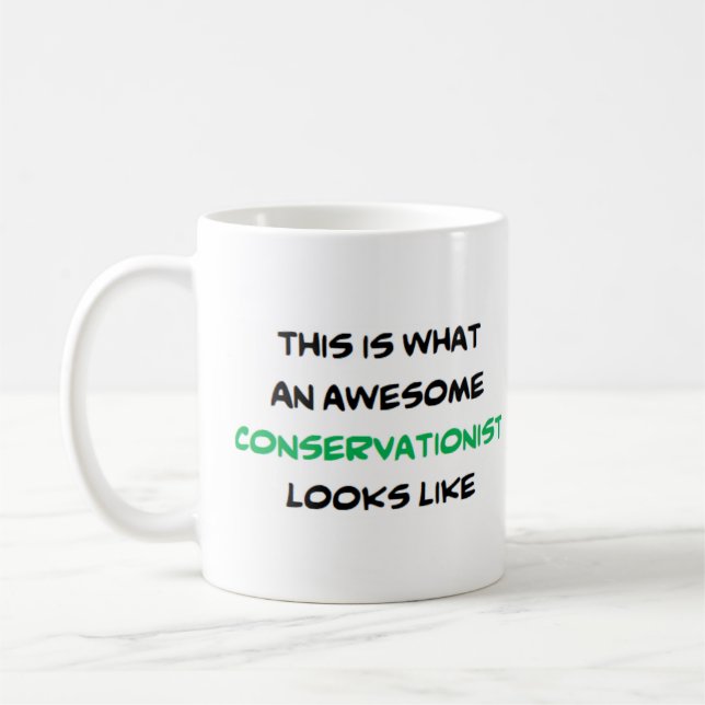 Caneca De Café conservacionista, incrível (Esquerda)