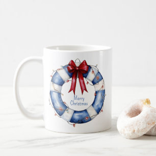 Caneca De Café Conservador de Natal Náutico com Arco