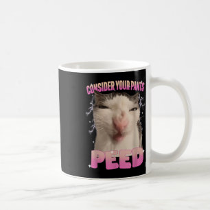 Caneca De Café Considere Os Seus Pants Bobo Gato-Memória Engraçad