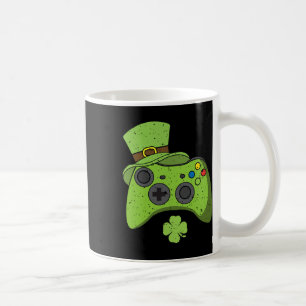 Caneca De Café Console de videogame Dia de São Patrício Crianças 