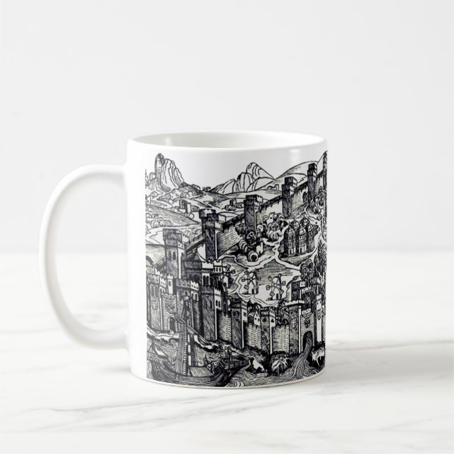 Caneca De Café Constantinopla capital do Império Romano (Esquerda)