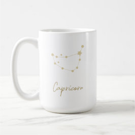 Caneca De Café Constelação de Capricórnio Zodiac