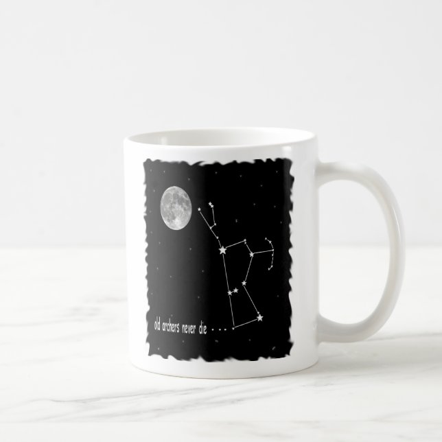Caneca De Café Constelação de Orion com Lua cheia (Direita)