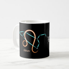 Caneca de Café Constelação do Zodíaco Leão