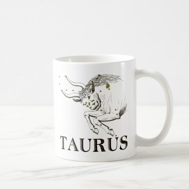 Caneca De Café Constelação: Taurus (Direita)