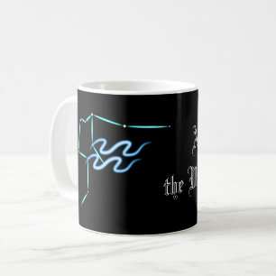 Caneca De Café Constelação Zodiac Aquarius Coffee Mug