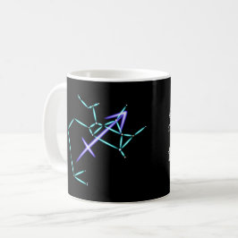 Caneca De Café Constelação Zodiac Sagittarius Café Mug