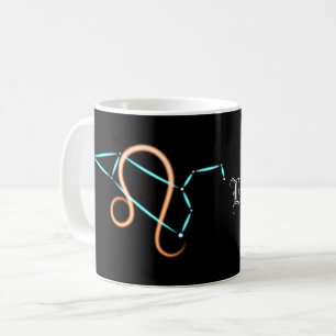 Caneca de Café Constelação Zodíaco Leão