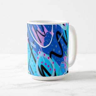 Caneca De Café Constellations Abstrato Art