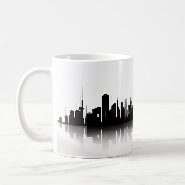 Caneca De Café Construção de Cidade  (Esquerda)