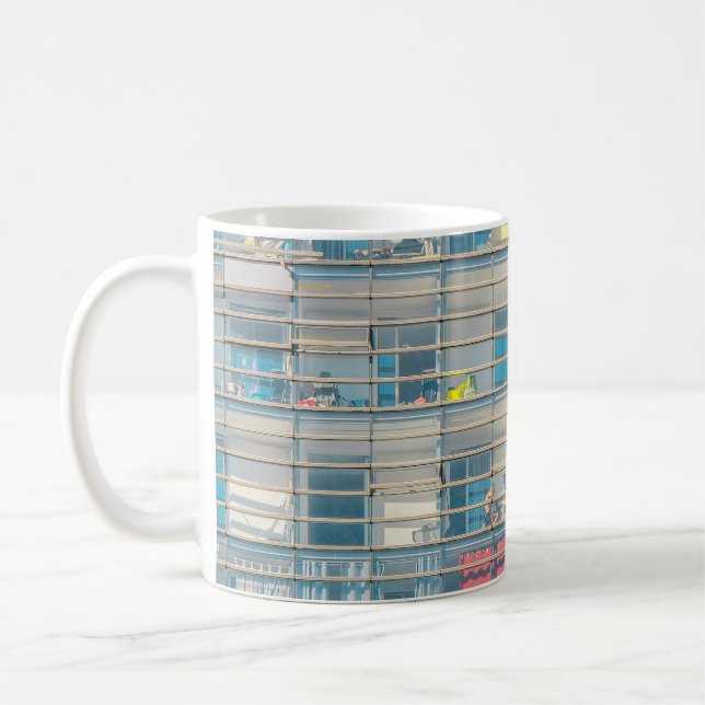 CANECA DE CAFÉ CONSTRUÇÃO DO PESSOAS DENTRO (Esquerda)