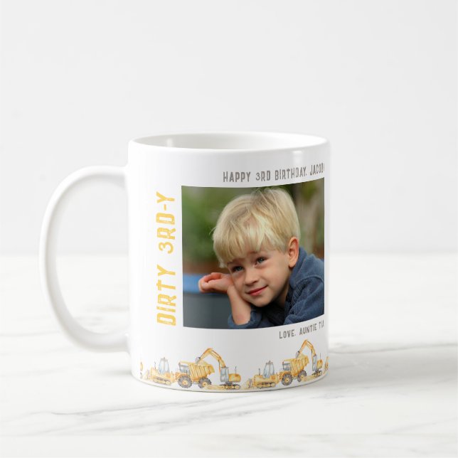 Caneca De Café Construção suja do 3º ano (Esquerda)