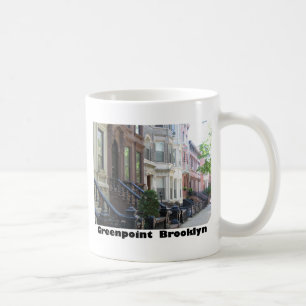 Caneca De Café Construções do Brownstone de Greenpoint Brooklyn