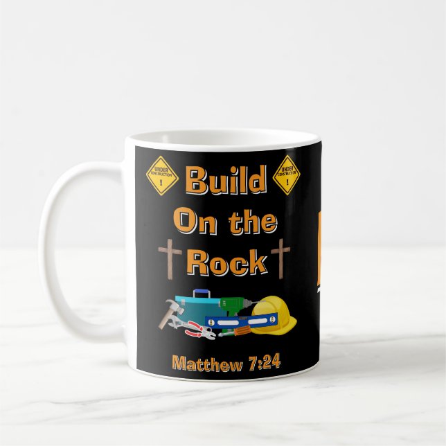 Caneca De Café Construído no Rock (Esquerda)