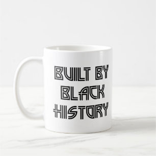 Caneca De Café Construído por histórico preto