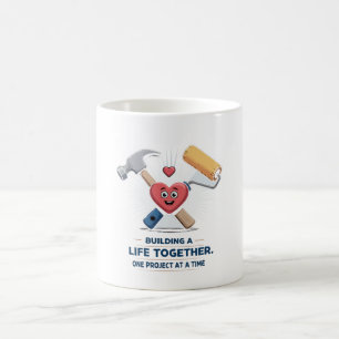 Caneca De Café Construindo Uma Vida Junta   Página inicial do Cas