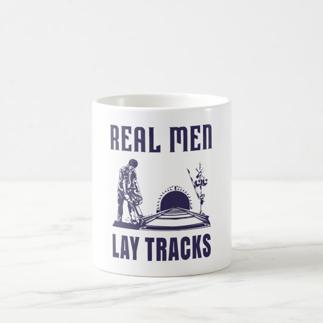 Caneca De Café Construtor de Trilhos Orgulhoso (Centro)