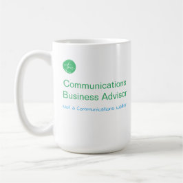 Caneca De Café Consultor de Negócios de Comunicações, não um cane