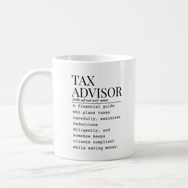 Caneca De Café Consultor fiscal (Esquerda)