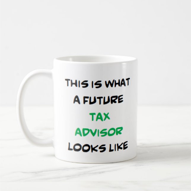 Caneca De Café consultor fiscal, futuro (Esquerda)