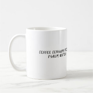 Caneca De Café Consumo do café: Relação do salmo