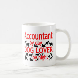 Caneca De Café Contabilista Cão Lover