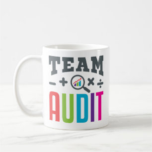 Caneca De Café Contabilista do Grupo de Auditoria do Team Audit
