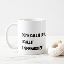 Contabilista Spreadsheet Funny Mug