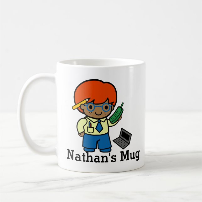 Caneca De Café Contador / Bilionário / Magnata / CEO (Esquerda)