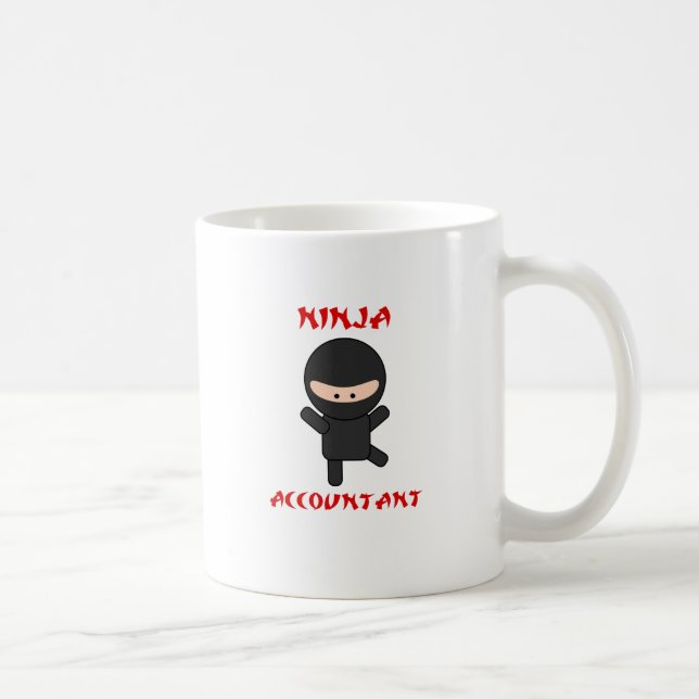 Caneca De Café Contador de Ninja (Direita)