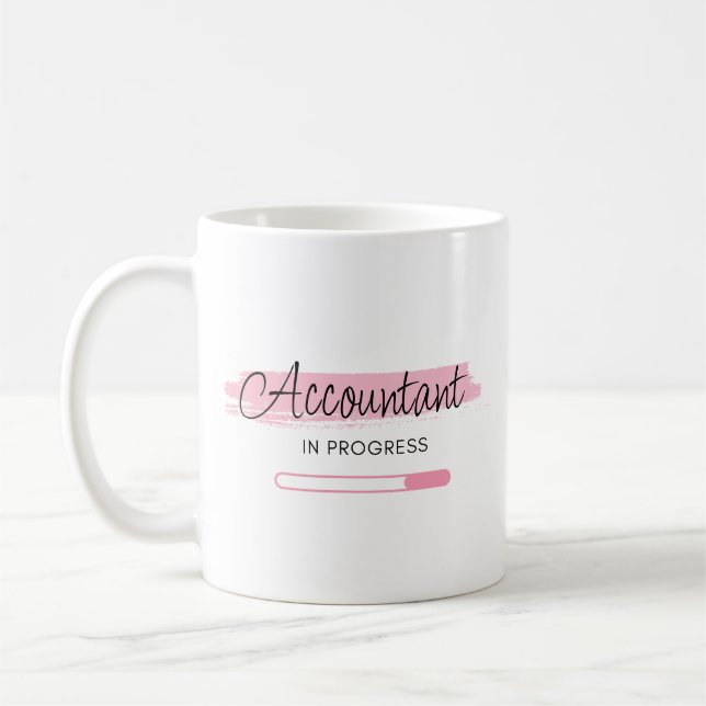 Caneca De Café Contador Em Formação – Personalizado (Esquerda)