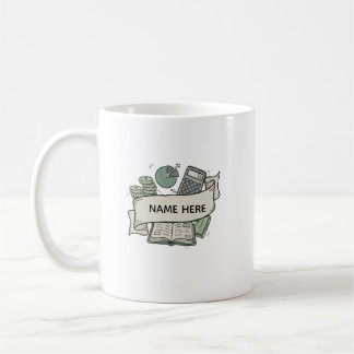 Caneca De Café Contador Financeiro Profissional Personalizado Caf