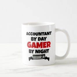 Caneca De Café Contador por Day Gamer por Noite