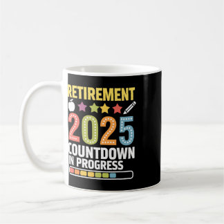 Caneca De Café Contagem Regressiva Engraçada para Aposentadoria e