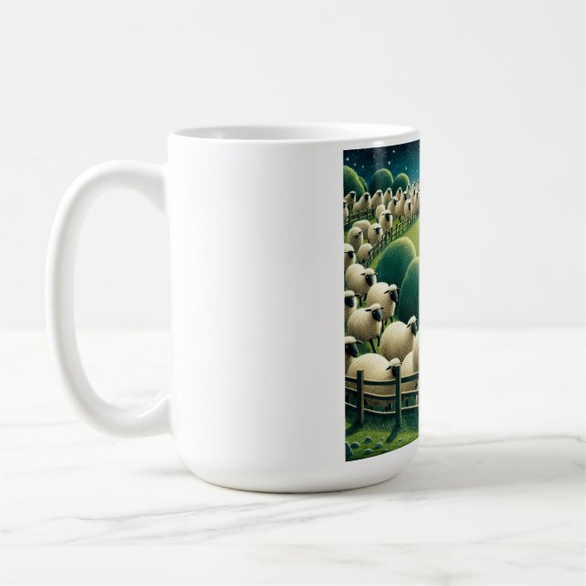 Caneca De Café Contando Carneiros (Esquerda)