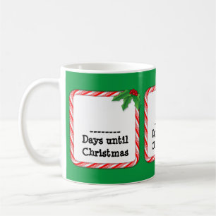 Caneca De Café Conte os dias até o Natal