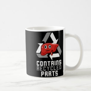 Caneca De Café Contém Peças Recicladas Sobrevivente de Transplant