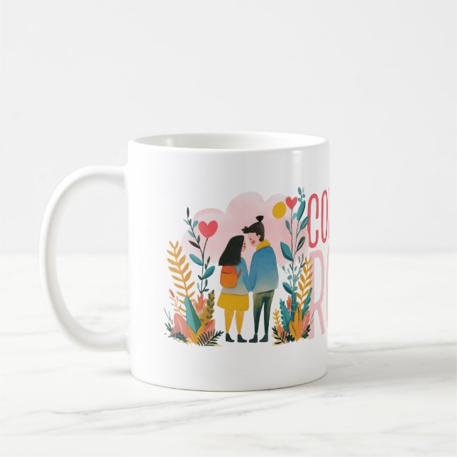 Caneca De Café Contemporary Romance Genre Lovers (Esquerda)