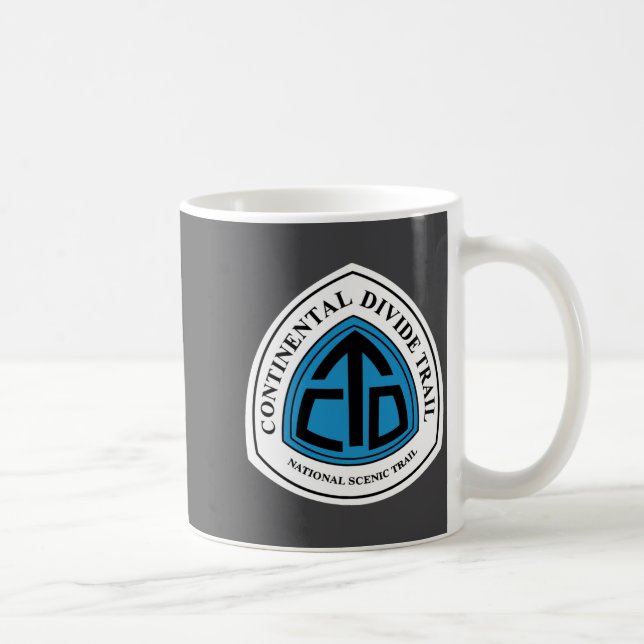 Caneca De Café Continental Divide Trail Sign Usa _1  (Direita)