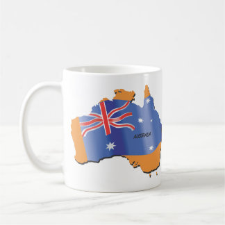 Caneca De Café Continente de Austrália
