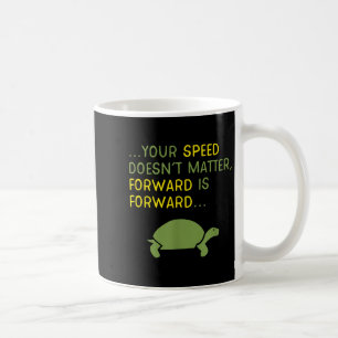 Caneca De Café Continue em Frente Tartaruga - Mensagem Motivacion