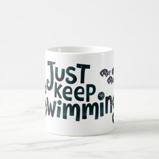 Caneca De Café Continue nadando