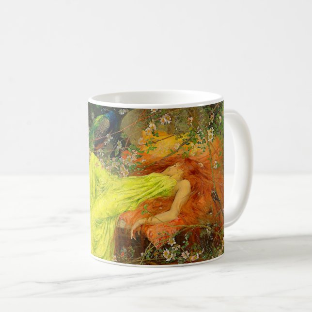 Caneca De Café Conto de Fadas Arthur Wardle (Frente Esquerda)
