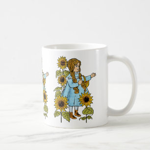 Caneca De Café Conto de Fadas Vintage do Mágico de Oz Dorothy Gir