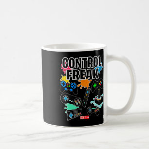 Caneca De Café Control Freak - Diversão de jogos de vídeo