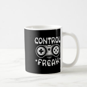 Caneca De Café Control Freak - Gamer de Videos games de jogos eng