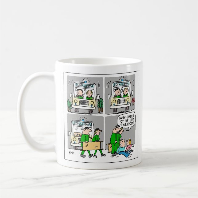 Caneca De Café Controlador Ambulante ou paramédico (Esquerda)