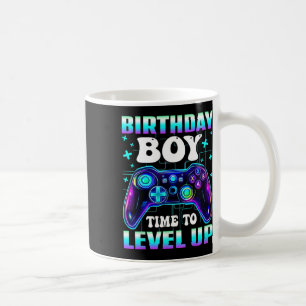 Caneca De Café Controlador de Aniversário do Gamer Hora de Subir
