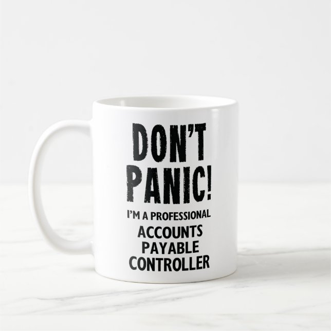 Caneca De Café Controlador de Contas a Pagar (Esquerda)